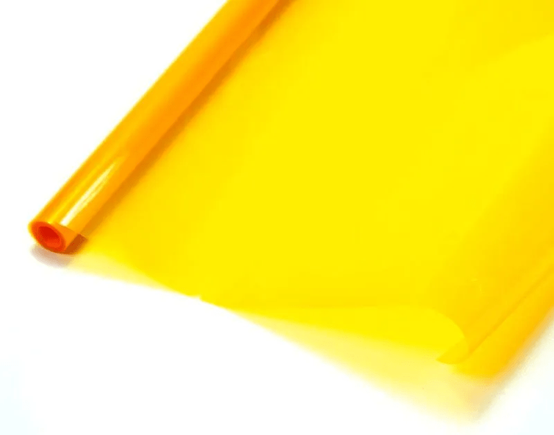 Haoye WG044-00202 Model Uçak Kaplama Filmi, Şeffaf Sarı, 64x100 cm.