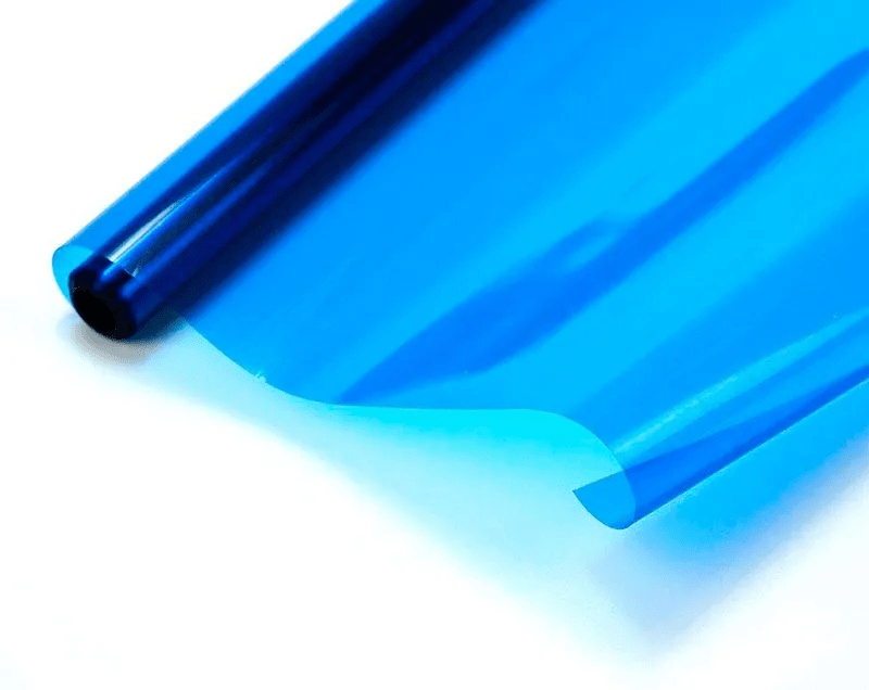 Haoye WG044-00204 Model Uçak Kaplama Filmi, Şeffaf Mavi, 64x100 cm.