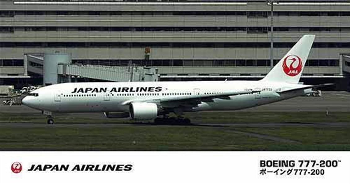 Hasegawa 14 10714 1/200 Boeing 777-200 JAL Yolcu Uçağı Demonte Plastik Maketi
