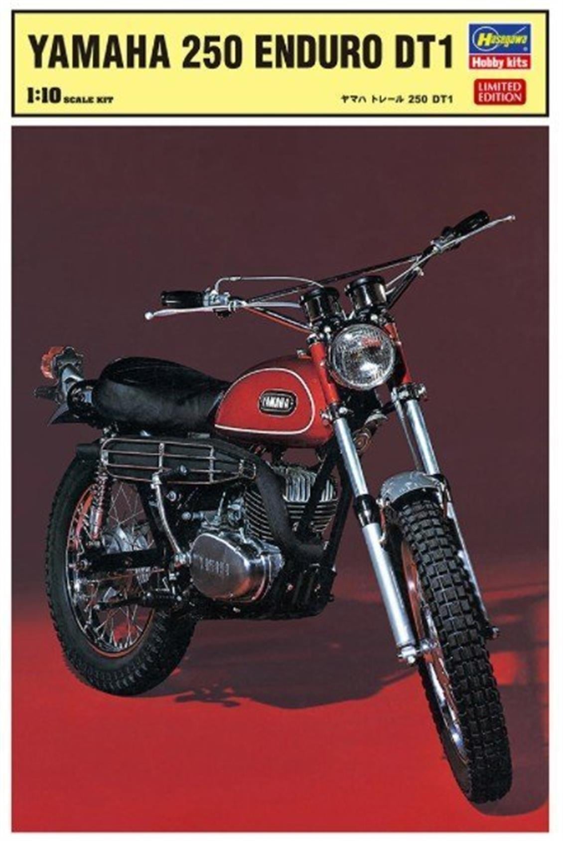 Hasegawa 52171 1/10 Yamaha 250 Enduro DT1 Motosiklet Demonte Plastik Maketi