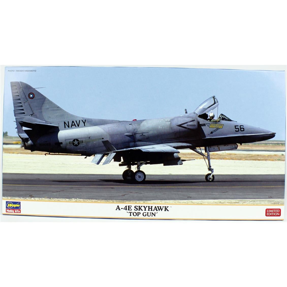 Hasegawa 7523 1/48 Ölçek, A-4E Skyhawk (Top Gun), Savaş Uçağı Plastik Model Kiti