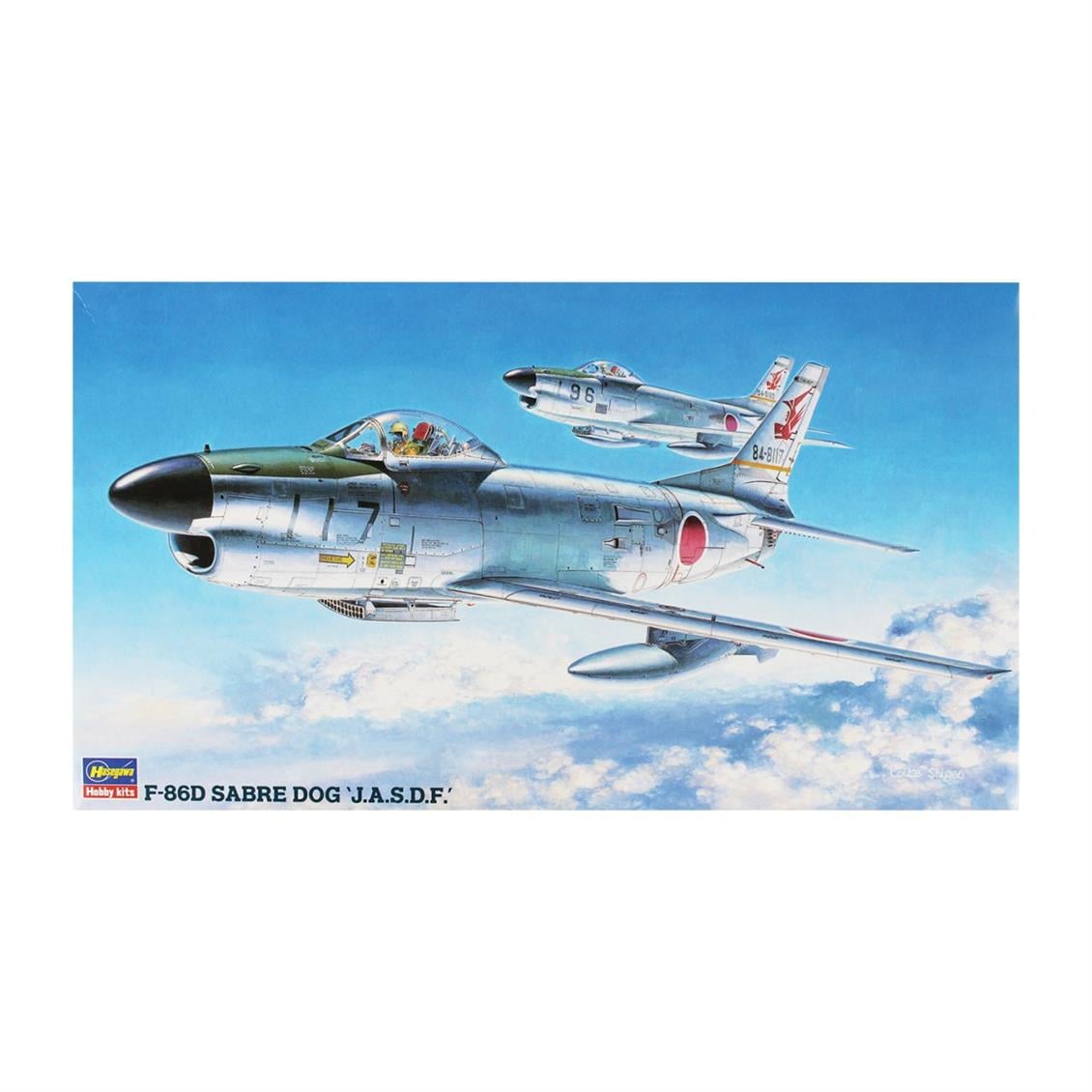 Hasegawa BP4 51404 1/72 F-86D Sabre Dog (J.A.S.D.F.) Savaş Uçağı Demonte Plastik Maketi