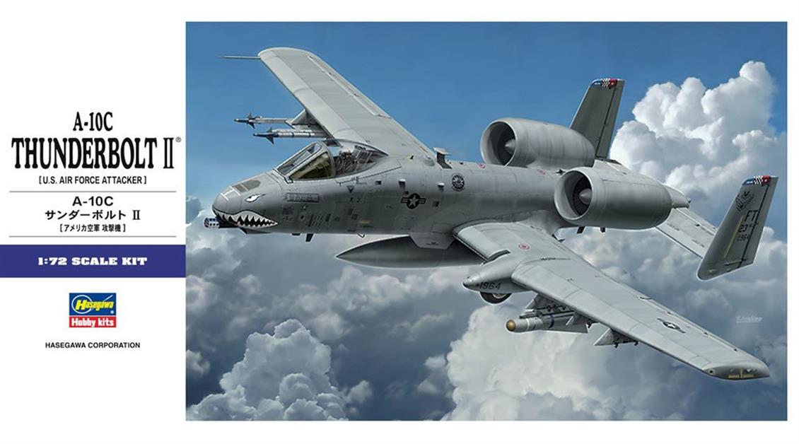 Hasegawa E43 01573 1/72 A-10C Thunderbolt II Savaş Uçağı Demonte Plastik Maketi