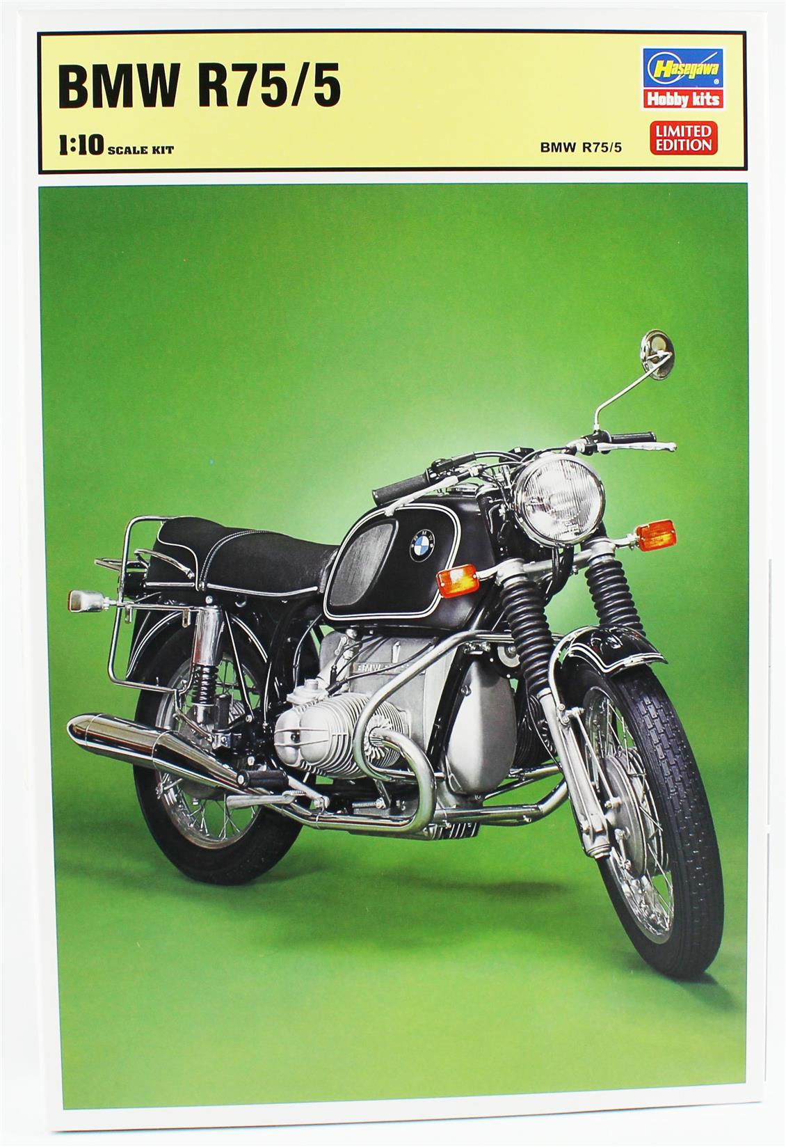Hasegawa SP374 52174 1/10 Ölçek, BMW R75/5 Motosiklet Plastik Model Kiti