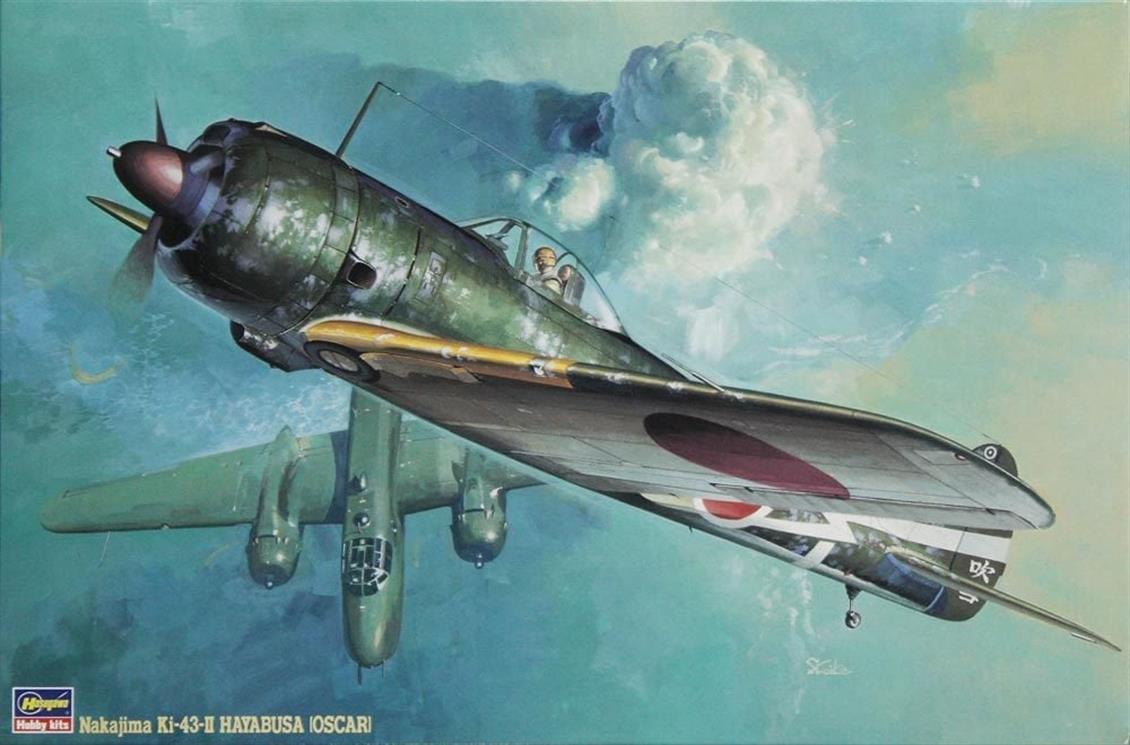 Hasegawa ST3 08053 1/32 Ki-43-II Hayabusa (Oscar) Savaş Uçağı Demonte Plastik Maketi