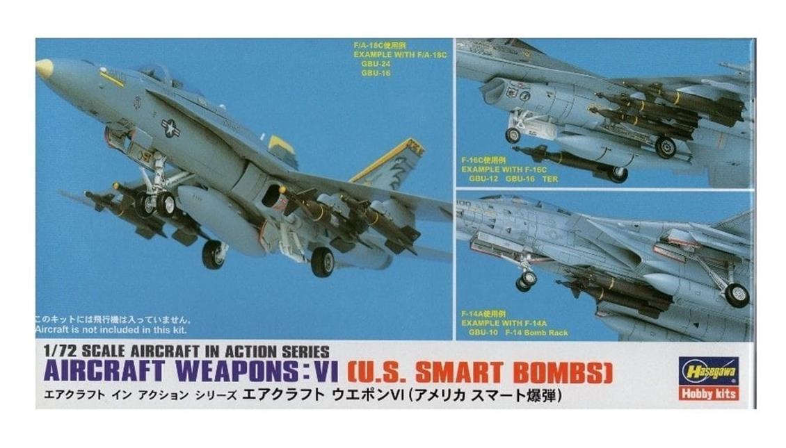 Hasegawa X72-11 35011 1/72 Savaş Uçağı Silahları-VI Demonte Plastik Maket Seti