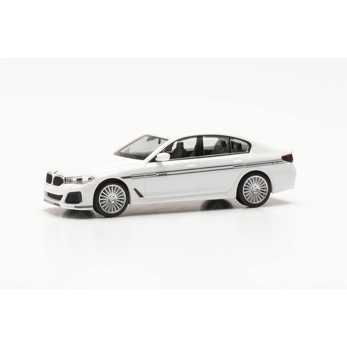 Herpa 421065 1/87 Ölçek BMW Alpina B5, Beyaz, Sergilemeye Hazır Model Araç
