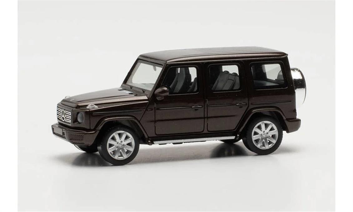 Herpa 430623-004 1/87 Ölçek MB G-Modell, Cip, Siyah, Sergilemeye Hazır Model Araç