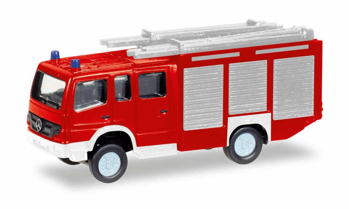 Herpa 66716 1/87 Ölçek MB Atego 10 HLF 20 İtfaiye, Sergilemeye Hazır Model Araç