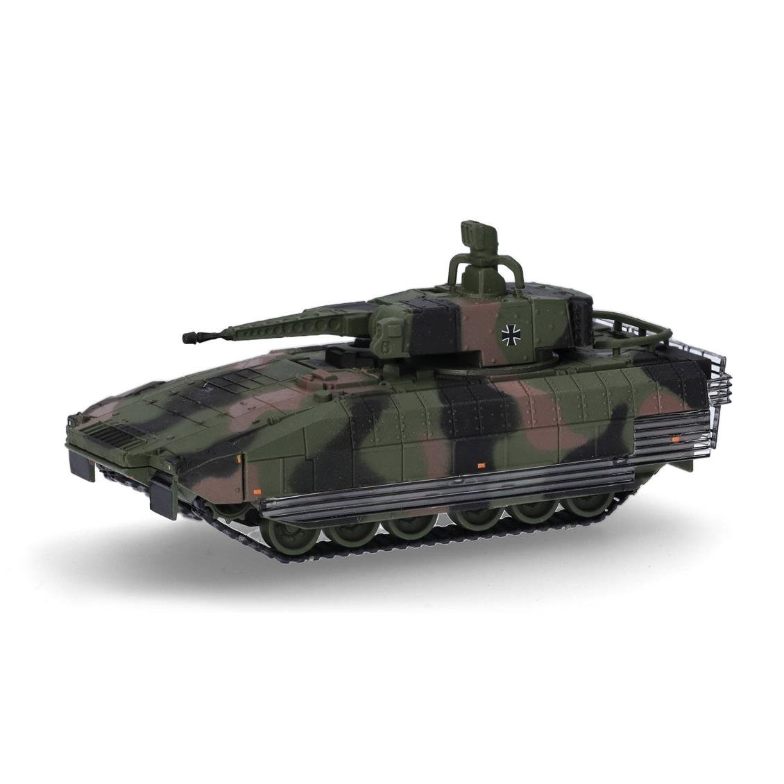 Herpa 745437 1/87 Ölçek, Puma Kamuflajlı Tank, Sergilemeye Hazır Askeri Model Araç