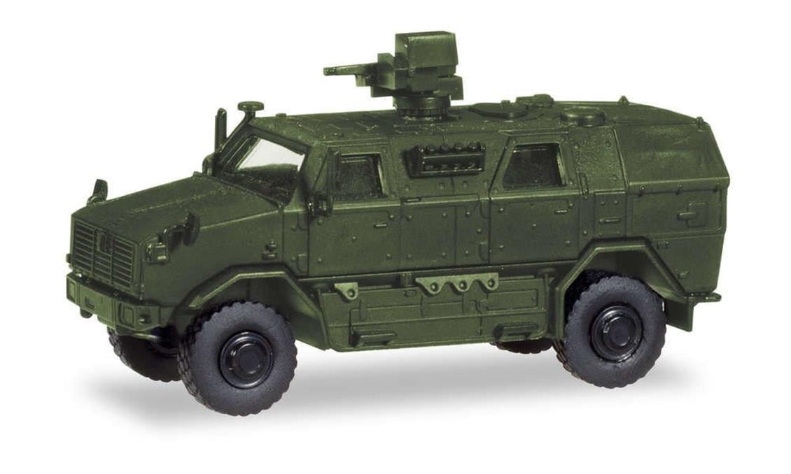 Herpa 746168 1/87 Ölçek ATF Dingo, FLW 100 Silahlı, Zırhlı Personel Taşıyıcı, Sergilemeye Hazır Model Araç