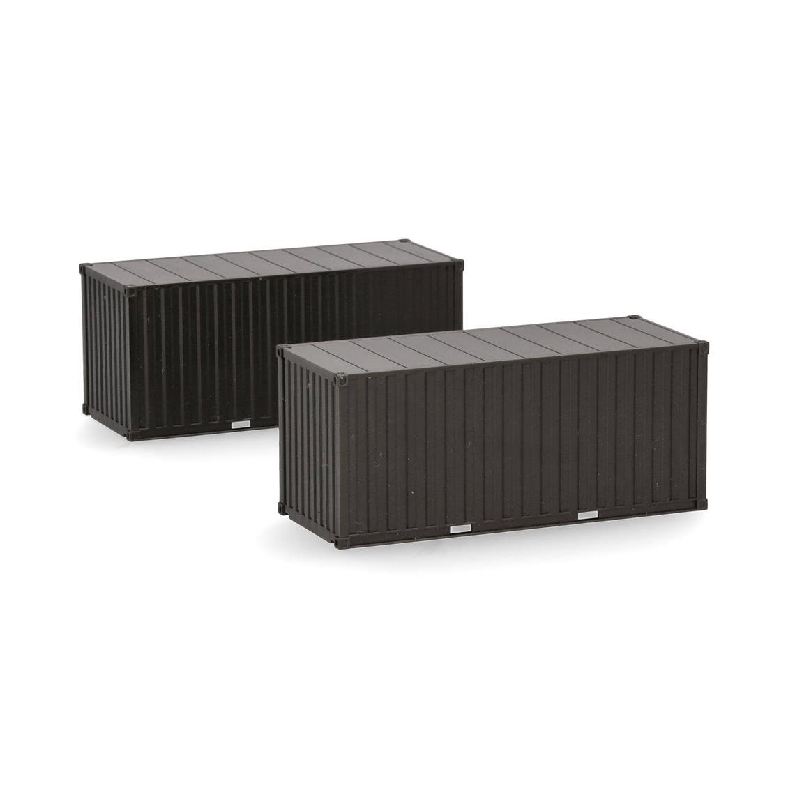 Herpa 747127 1/87 Ölçek, Alman Ordusu Konteyneri, 2 Adet, Sergilemeye Hazır Askeri Model Araç