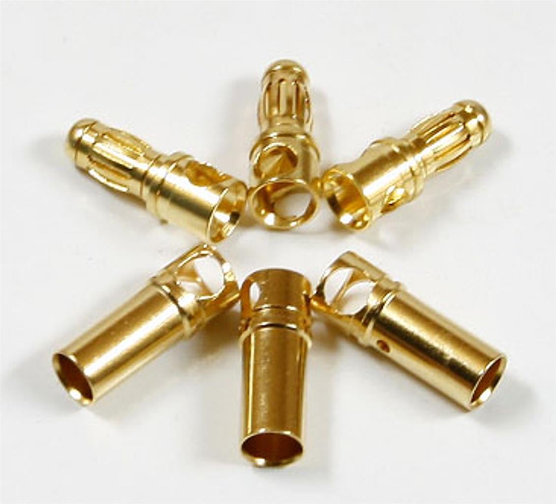 Himax 2.0 mm. Bullet Konnektör, Erkek ve Dişi, 3 Çift
