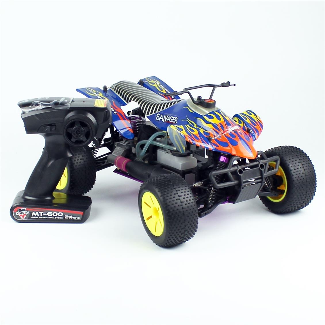 Himoto 4111 1/10 Ölçek, Monster ATV 4WD Off-Road, Nitrolu Motorlu, 2.4 Ghz. Uzaktan Kumandalı Model Araç