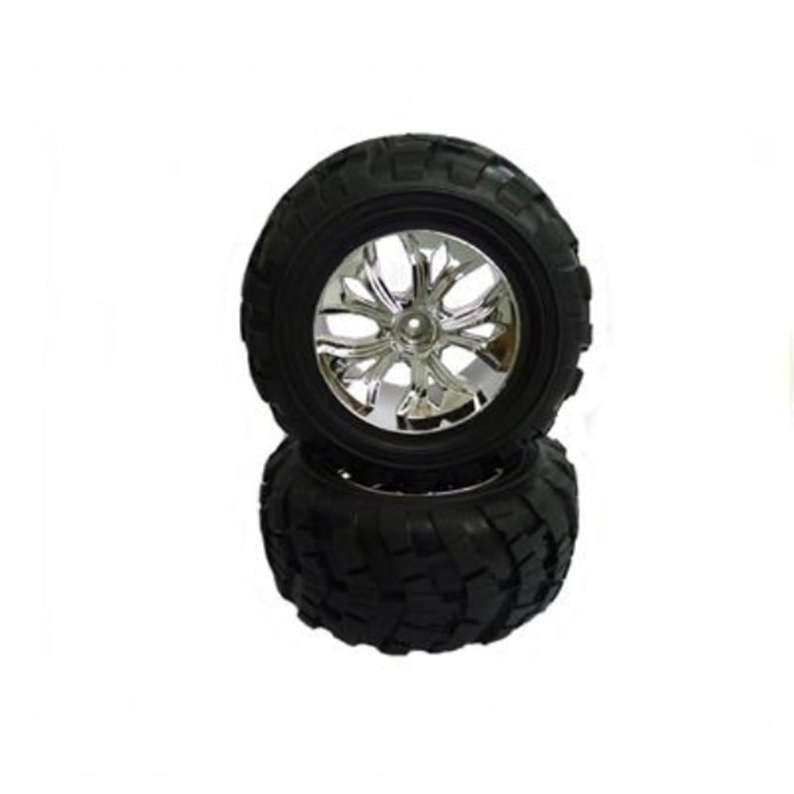 Himoto 908-002 Krom renk jant ve lastik 2 adet