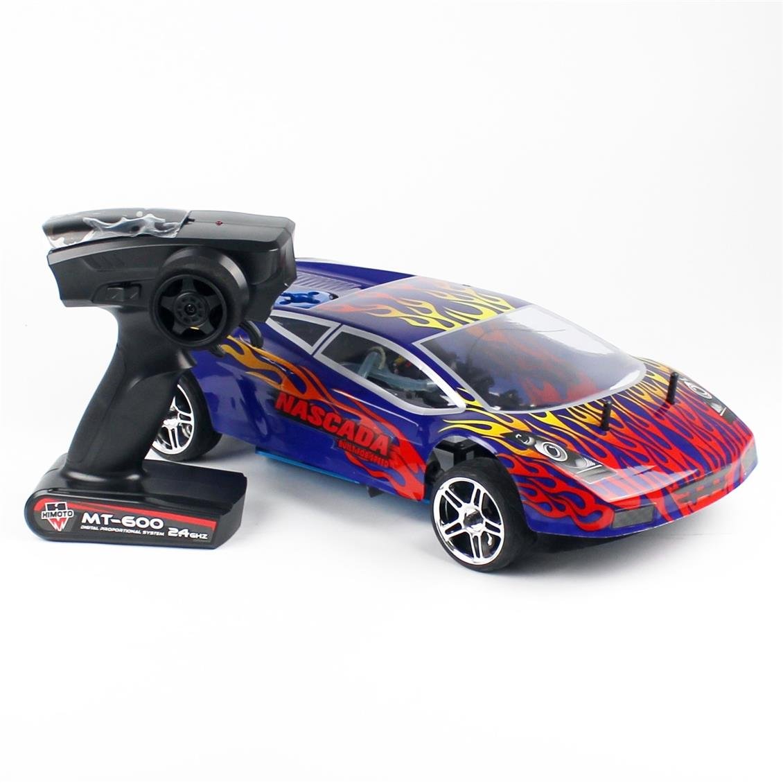 Himoto 9103 1/10 Ölçek, TAIPAN XRS, 4WD, Çift Vites, On-Road, VX-18 Nitrolu Motorlu, Lamborghini Kepli, 2.4 Ghz. Uzaktan Kumand