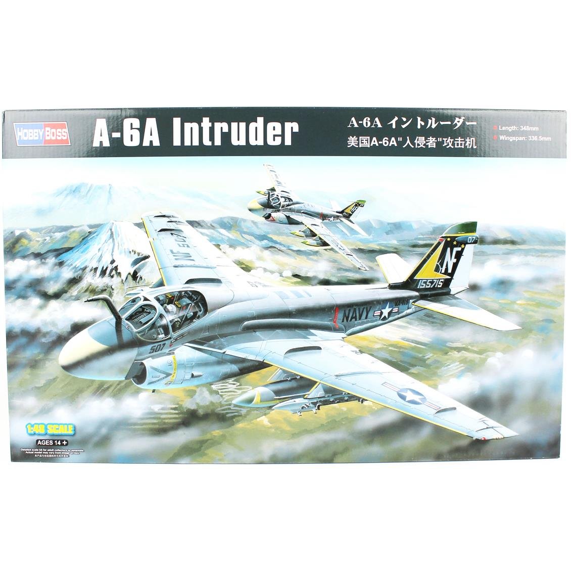 HobbyBoss 81708 1/48 Ölçek A-6A Intruder, Savaş Uçağı Plastik Model Kiti