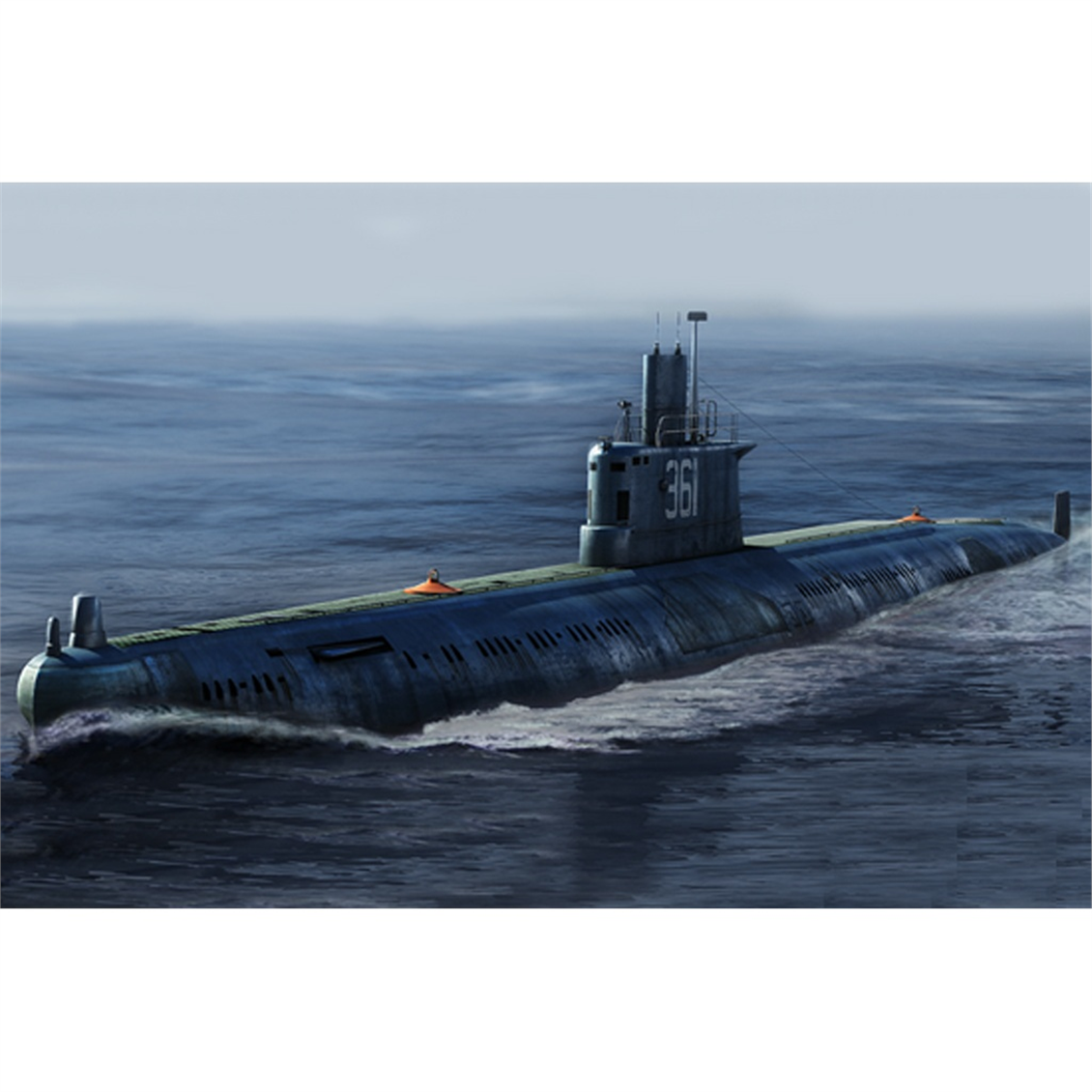 Hobbyboss 83517 1/350 Ölçek, PLA Navy Type 035 Ming Sınıfı Denizaltı, Plastik Model Kiti