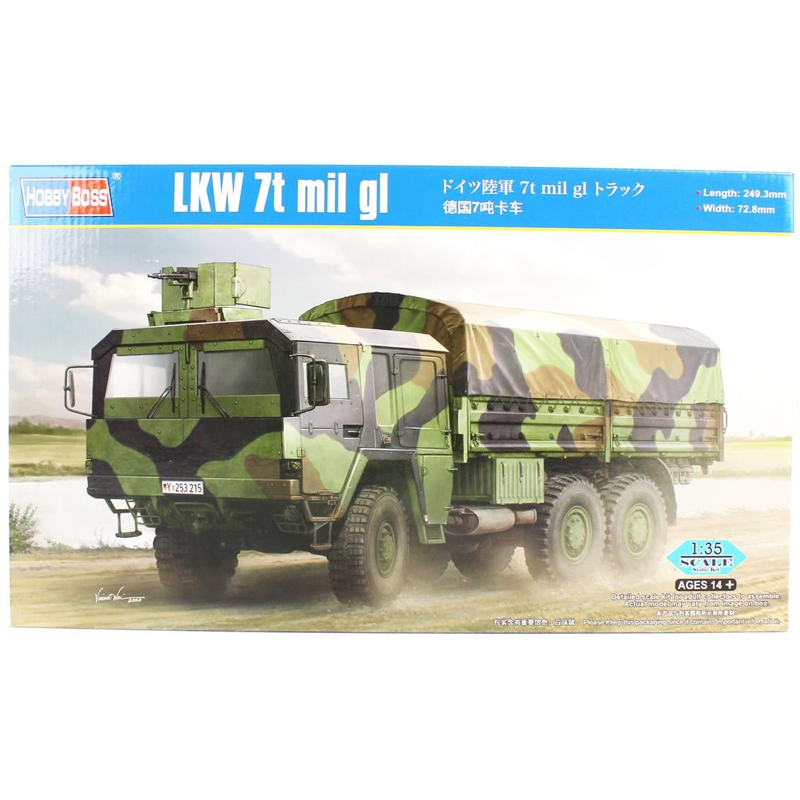 HobbyBoss 85522 1/35 Ölçek LKW 7t mil gl, Askeri Kamyon Plastik Model Kiti