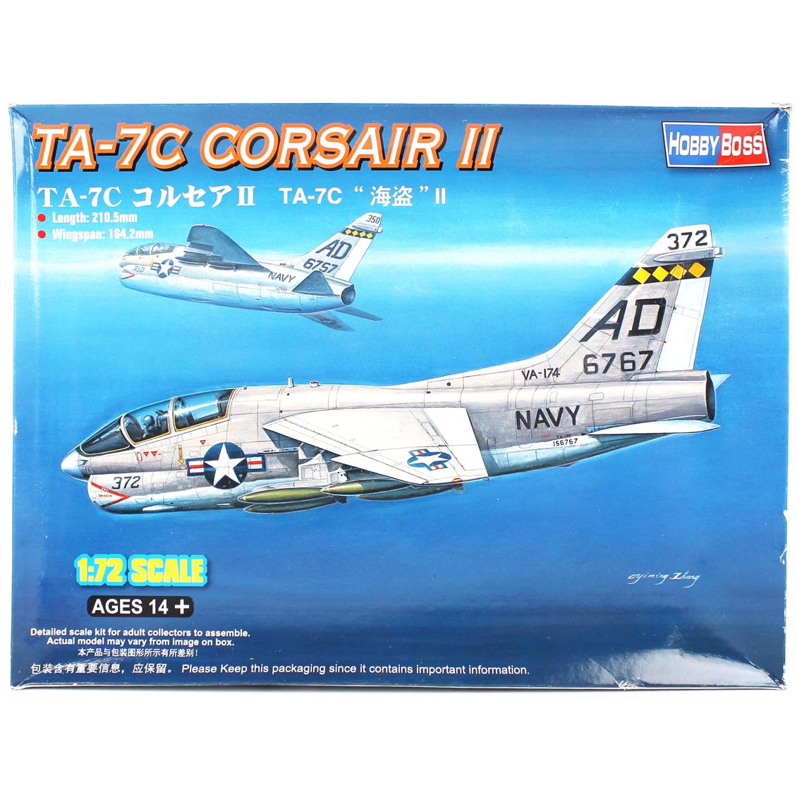 HobbyBoss 87209 1/72 Ölçek TA-7C Corsair II, Savaş Uçağı Plastik Model Kiti