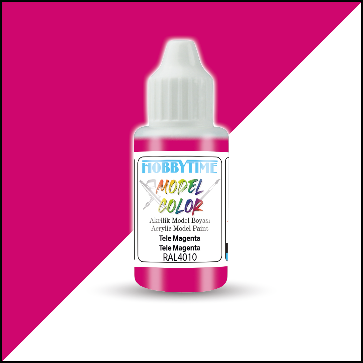 Hobbytime 385 18 ml. RAL4010 Tele Magenta (Tele Magenta), Akrilik Model Boyas