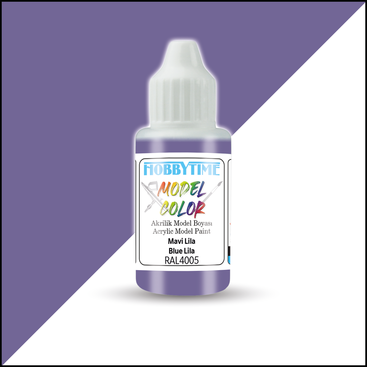 Hobbytime 430 18 ml. RAL4005 Maqvi Lila (Blue Lila), Akrilik Model Boyası