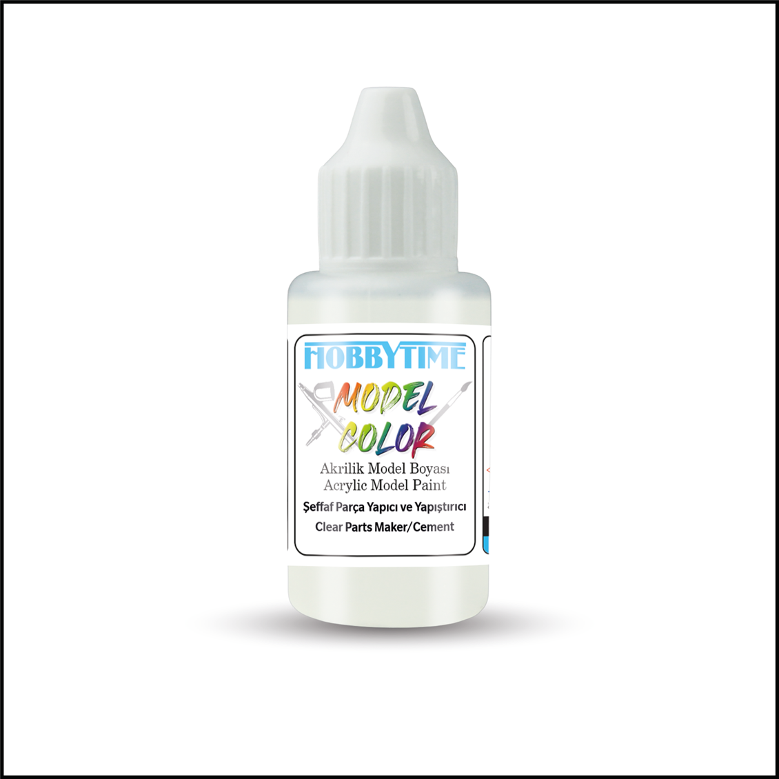 Hobbytime 569 18 ml. Şeffaf Parça Yapıcı ve Yapıştırıcı (Clear Parts Maker/Cement)