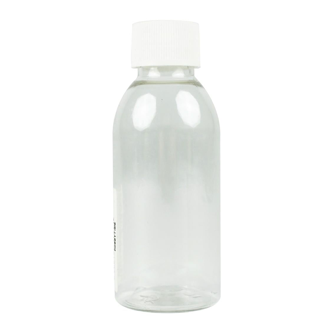 Hobbytime HT771 Şeffaf Pet Şişe, 100 ml. Tıpalı ve Kapaklı