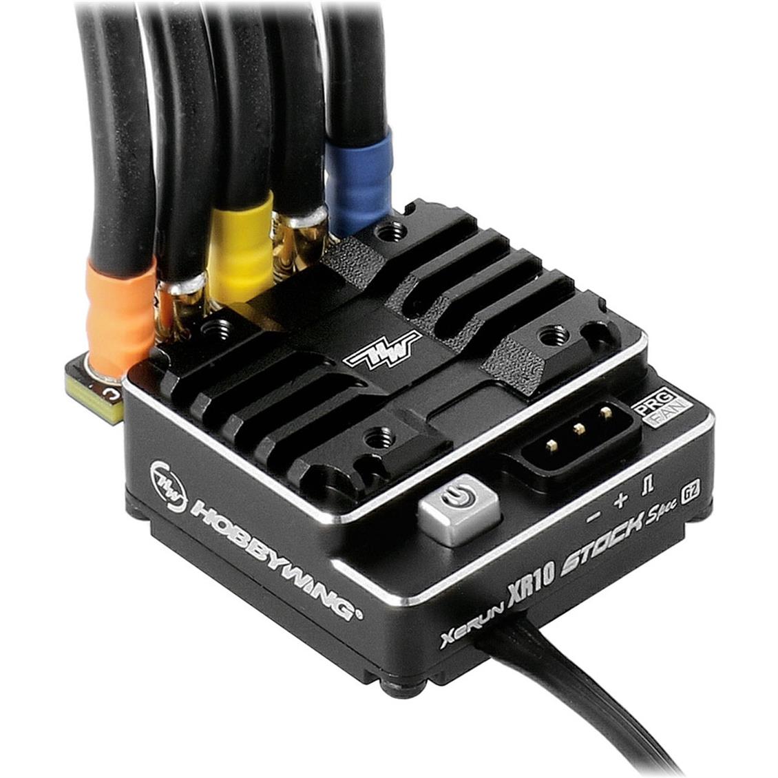 Hobbywing 30112402 XeRun Serisi, XR10 Stock Spec G2, 80 Amper, 2S Li-Po, Sensörlü, Fırçasız Motor için Elektronik Hız Kontrolü