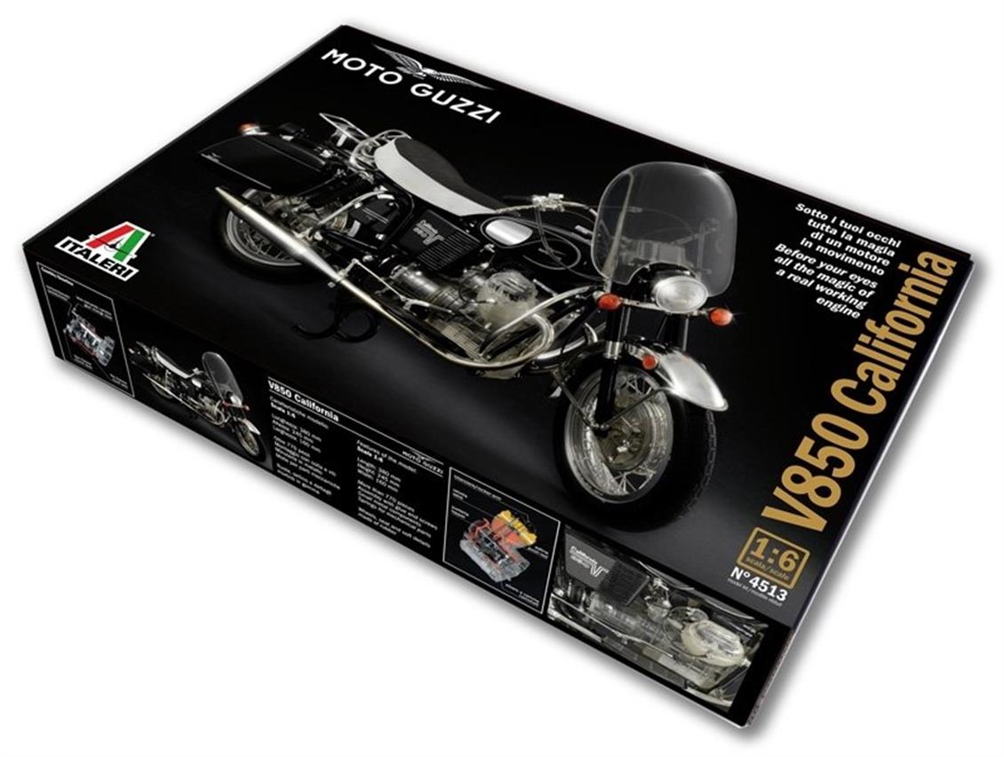 Italeri 4513S 1/6 Moto Guzzi V850 California Motorsiklet Demonte Plastik Maketi