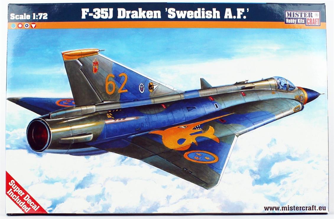 J-35J Draken Swedish A.F