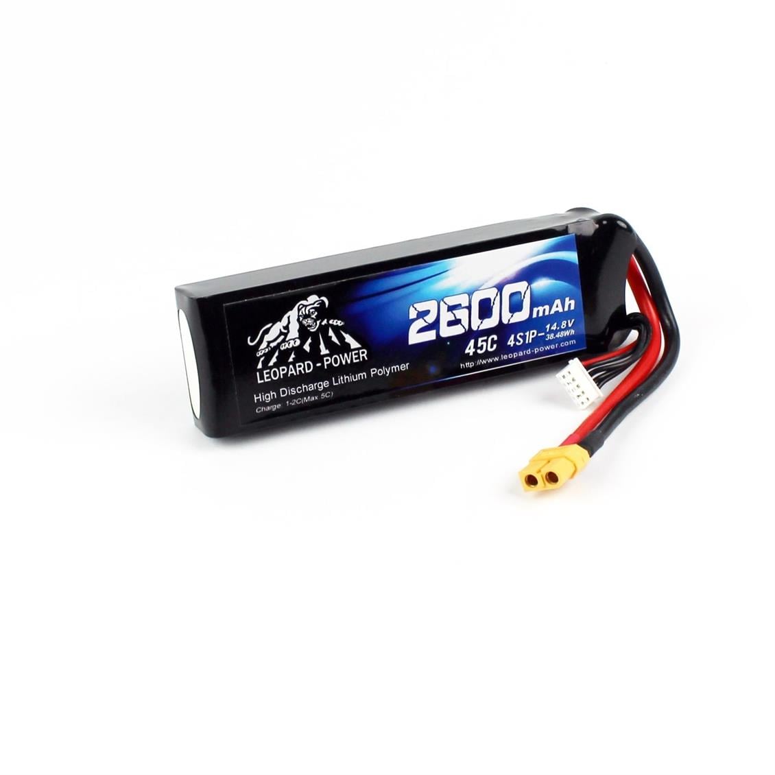 Leopard 14.8 Volt 4S 45C 2600 Mah Li-Po Batarya