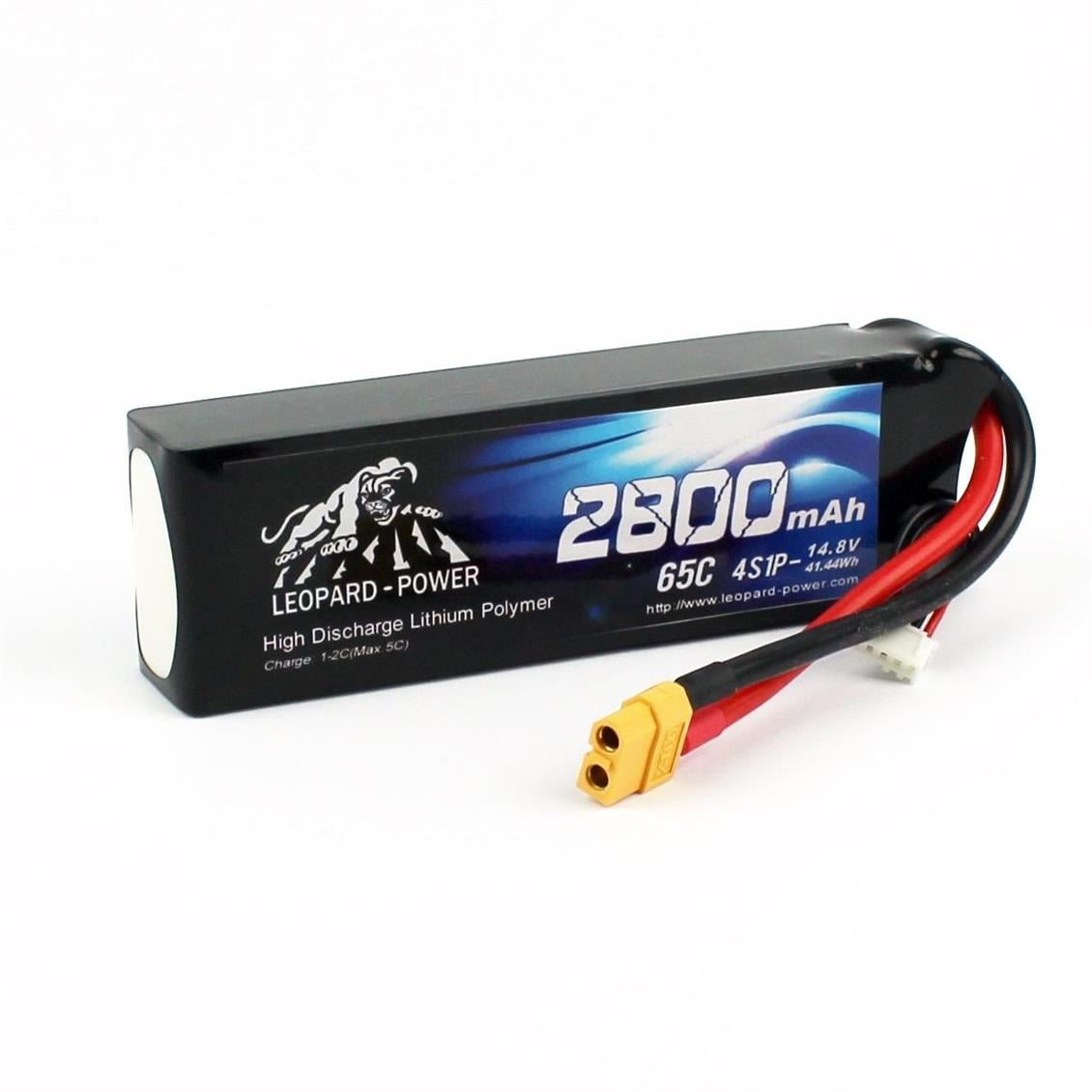 Leopard 14.8 Volt 4S 65C 2800 Mah Li-Po Batarya