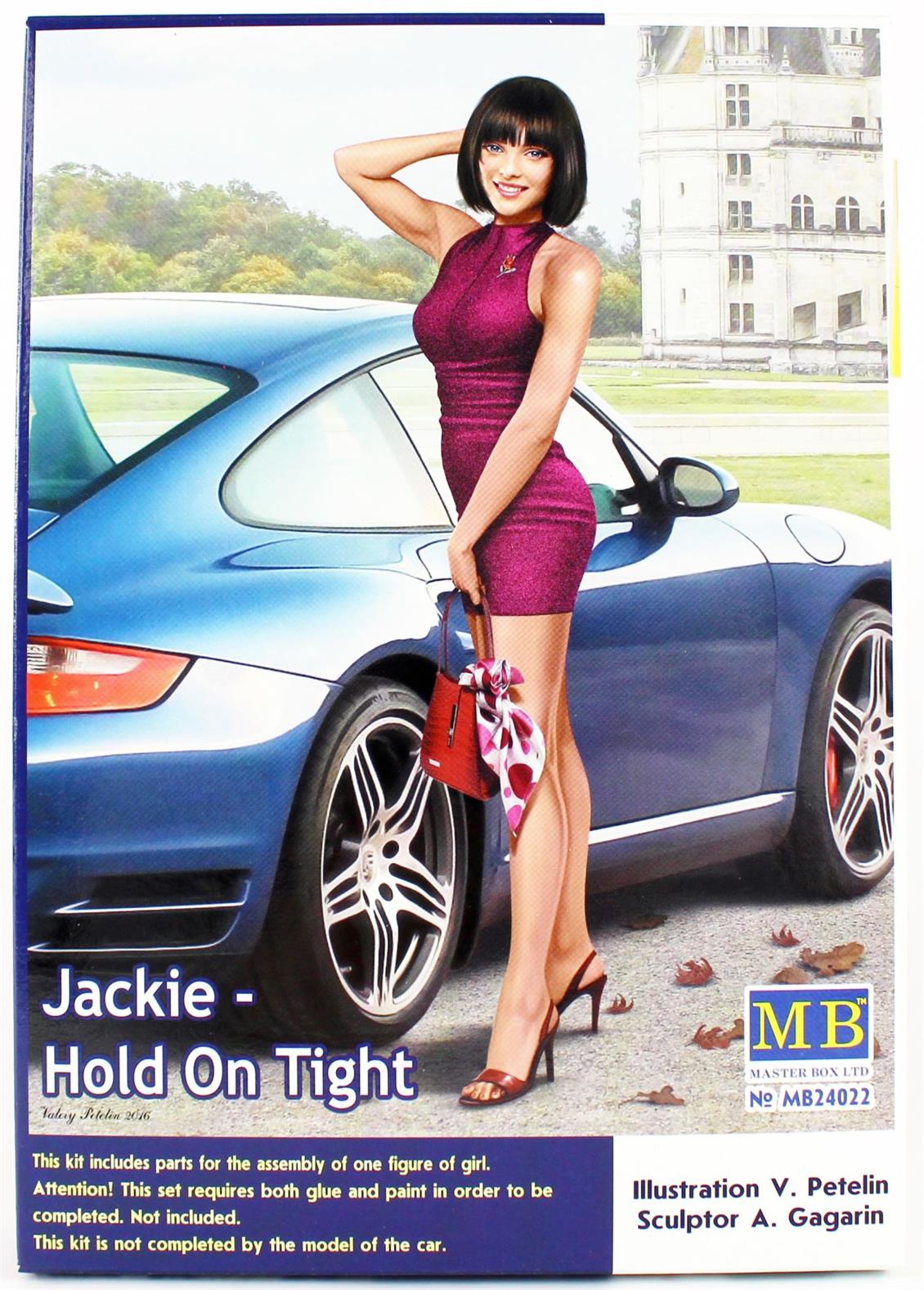 MasterBox 24022 1/24 Tehlikeli İşler Serisi, Jackie, Demonte Plastik Figür