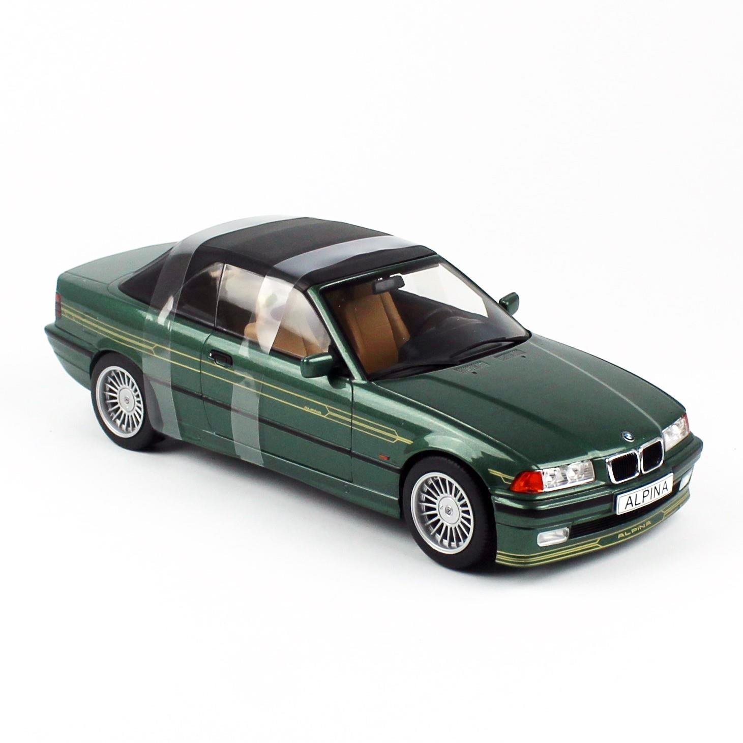 MCG BMW 3 Seri B3 3.2 (E36 Kasa) Alpina Convertible 1995, YEŞİL, ,Sergilemeye Hazır Model Araba