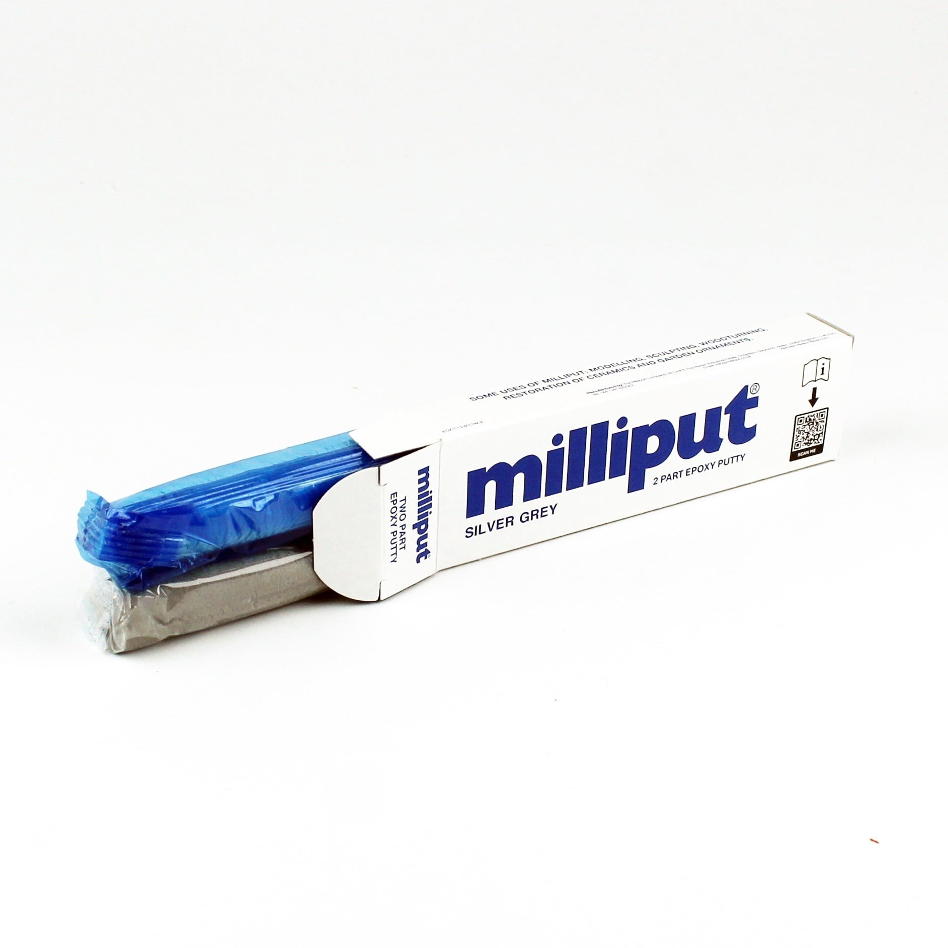 Milliput 05 Gümüş-Gri Tip, Çift Bileşenli Epoksi Putty Macun - 2x56=112 Gram