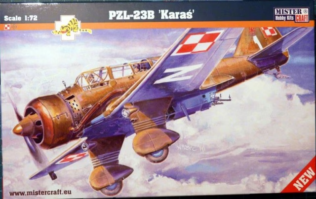 Mistercraft B029 1/72 Ölçek, PZL-23B (Kara?) Savaş Uçağı, Plastik Model kiti