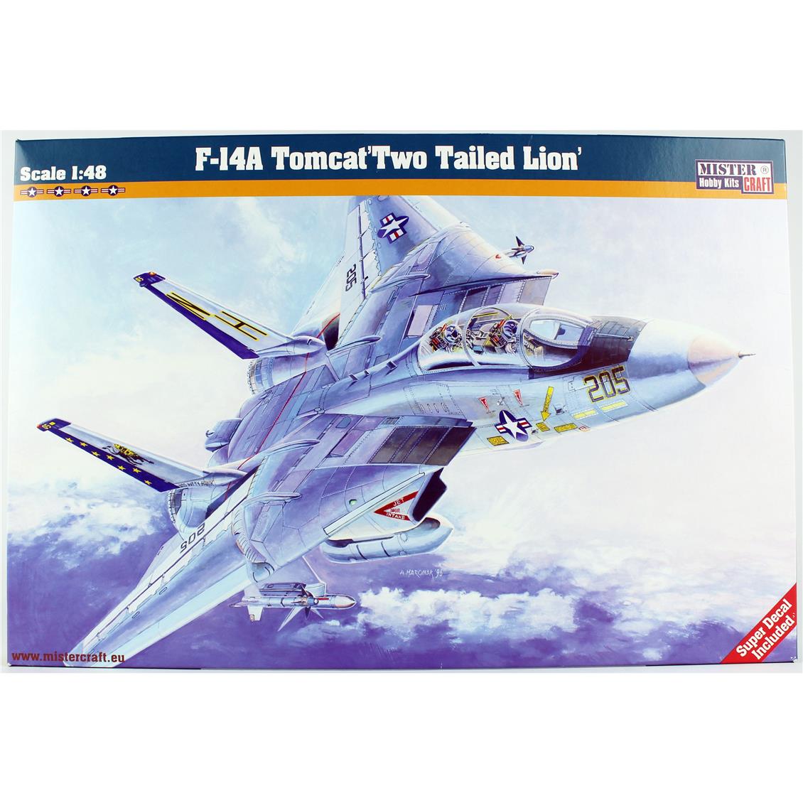 Mistercraft G004 1/48 F-14A Tomcat (İki Kuyruklu Arslan) Savaş Uçağı Plastik Model Kiti