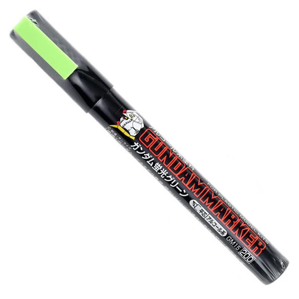 Mr.Hobby GM-15 Green Fluorescent, Gundam Marker Kalemi