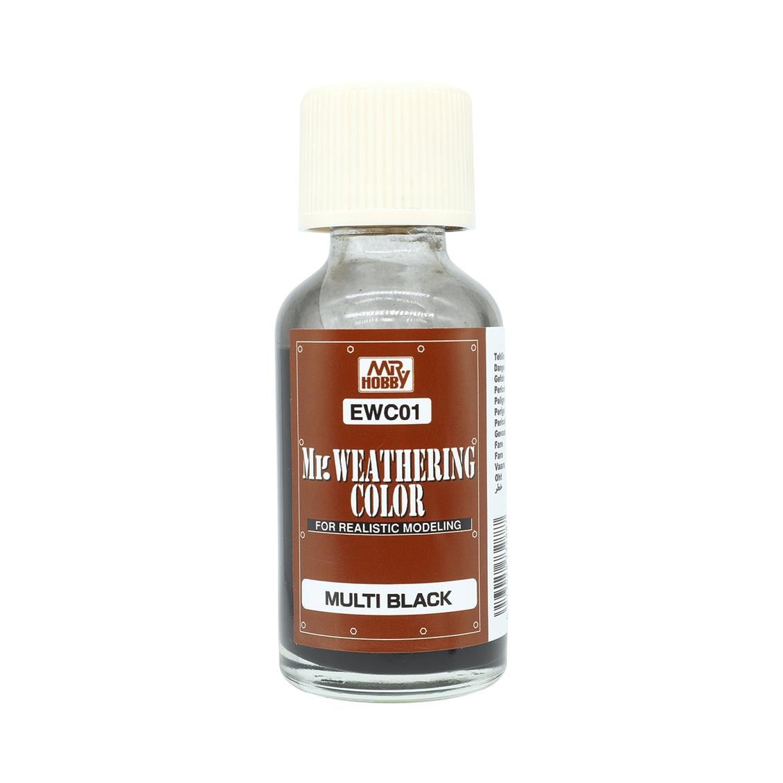 Mr.Hobby EWC-01 40 ml. Weathering Color Multi Black, Eskitme Model Boyası