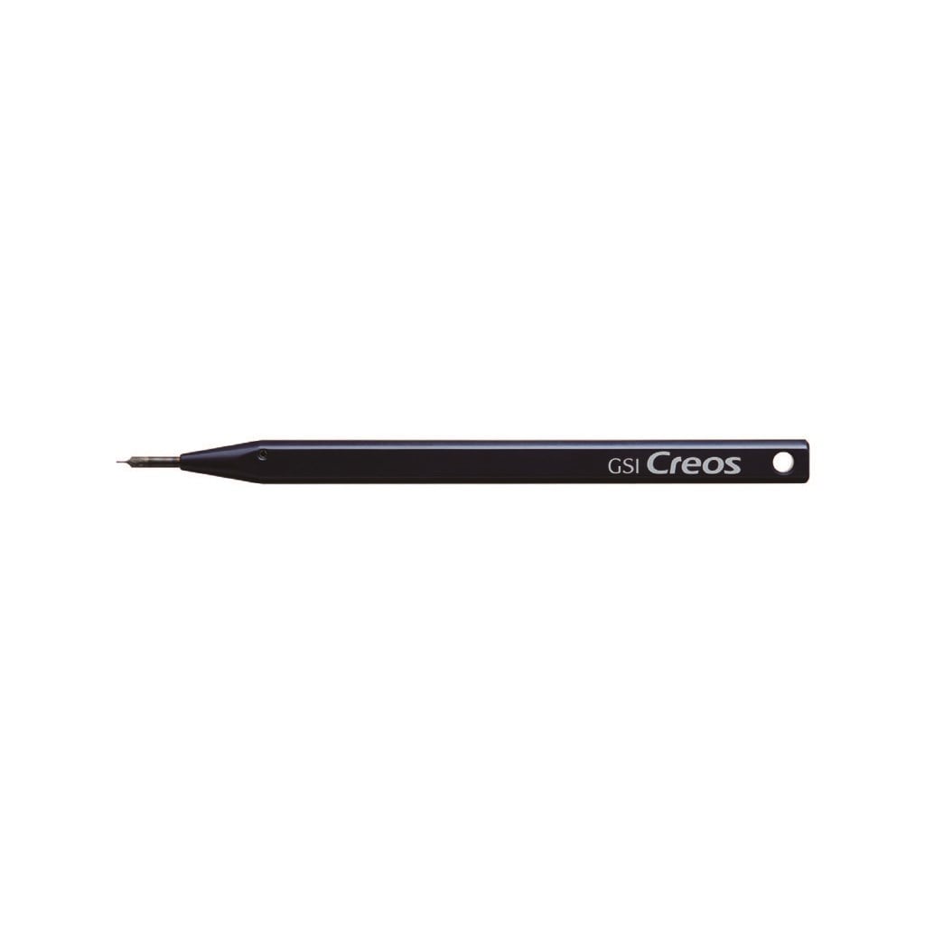 Mr.Hobby GT-65BS Line Chisel, 0.15/ 0.20 / 0.30 mm Uclu Scraper,3x Detaylandırma Bıçakları ve Koyu Mavi Renkli Sapı
