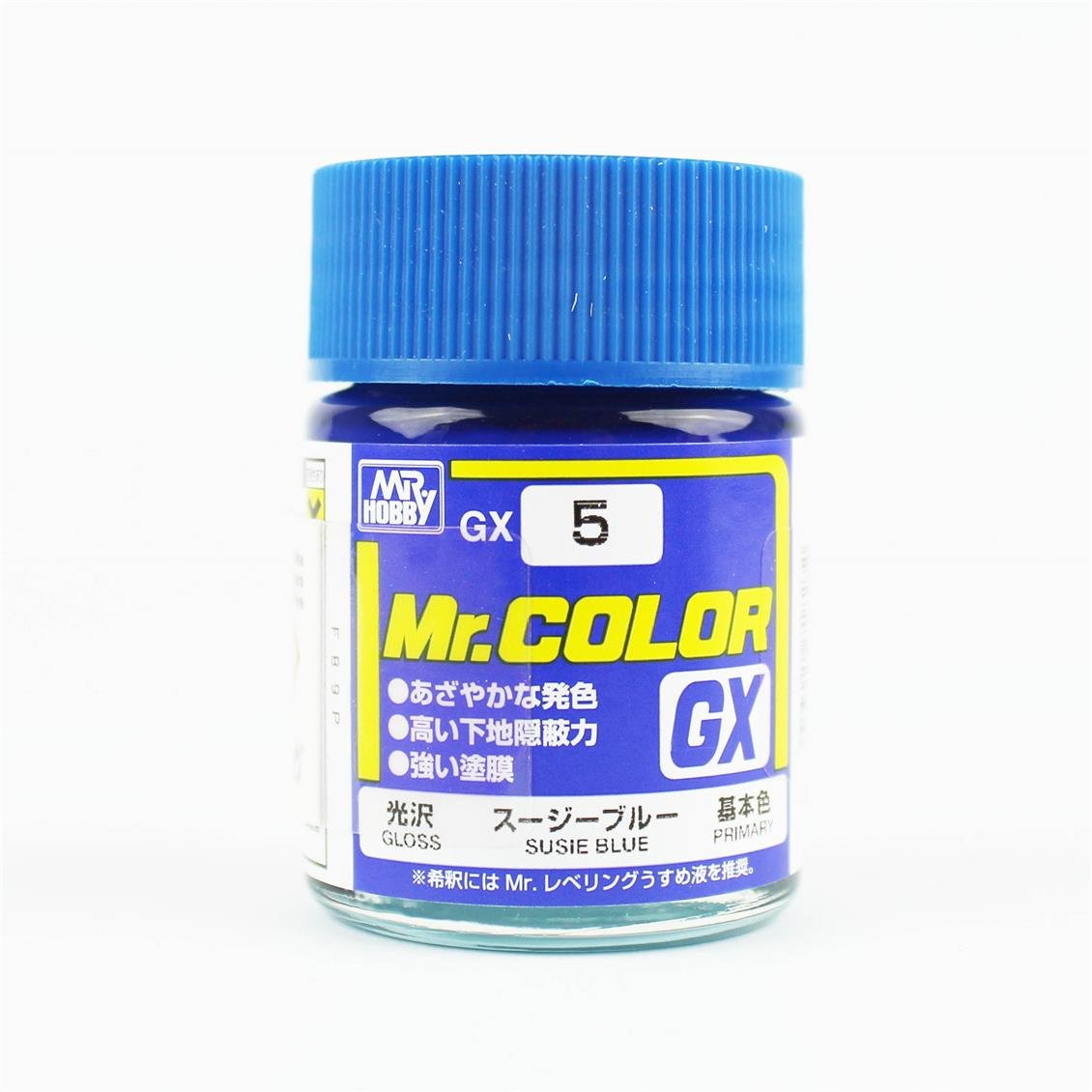 Mr.Hobby GX-5 18 ml. Susie Blue, Mr.Color Serisi Model Boyası