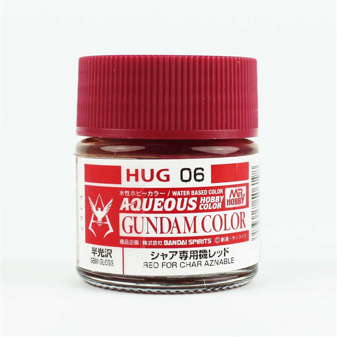 Mr.Hobby HUG-06 10 ml. Red For Char Aznable, Aqueous Gundam Serisi Model Boyası