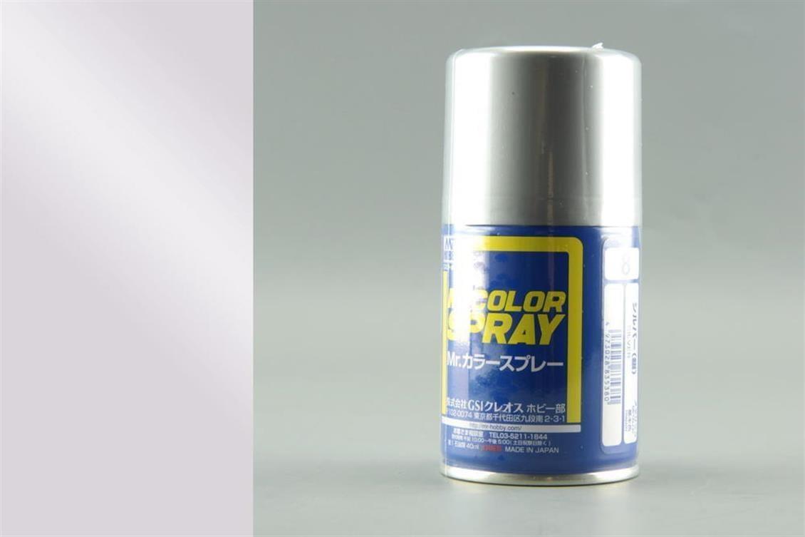 Mr.Hobby S-008 100 ml. Silver, Sprey Model Boyası