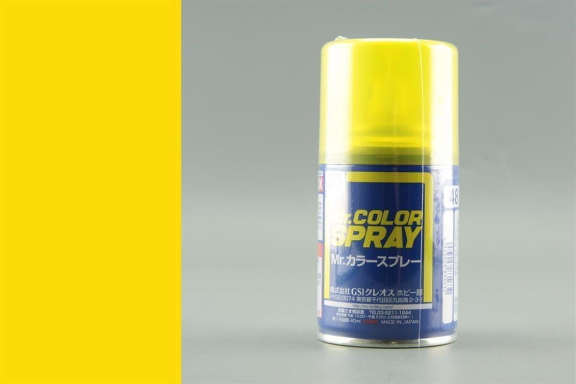 Mr.Hobby S-048 100 ml. Clear Yellow, Sprey Model Boyası
