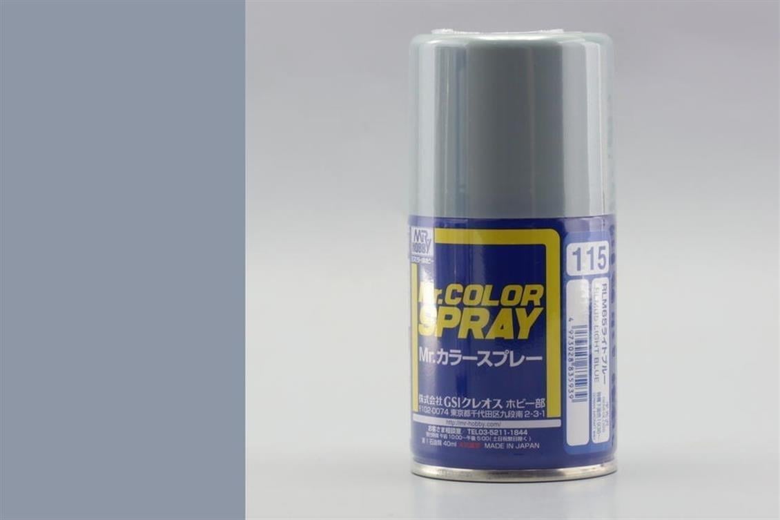 Mr.Hobby S-115 100 ml. RLM65 Light Blue, Sprey Model Boyası