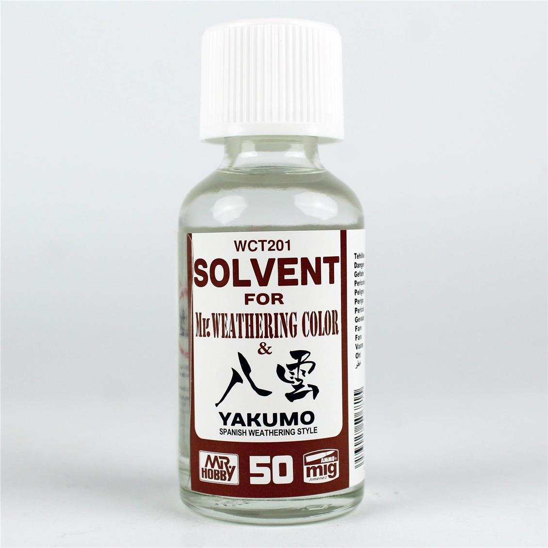 Mr.Hobby WCT-201 50 ml. Eskitme Model Boyaları için Tiner