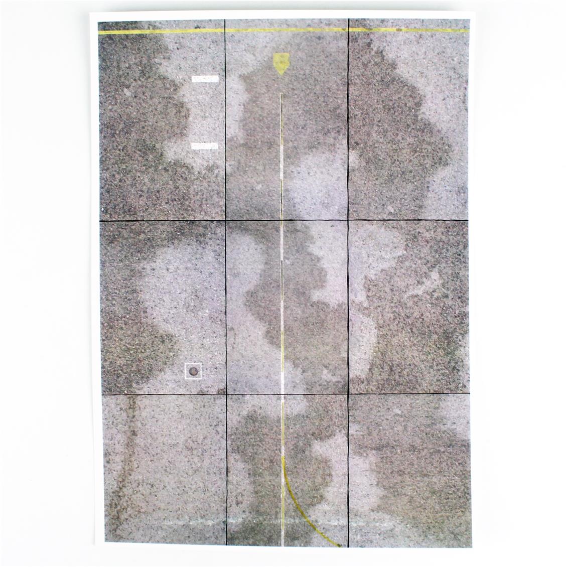 Nazca Decals PP6 1/144 Ölçek,Parking Plate-Desıgn 6- A4 Ebat, Kartona Renkli Baskı