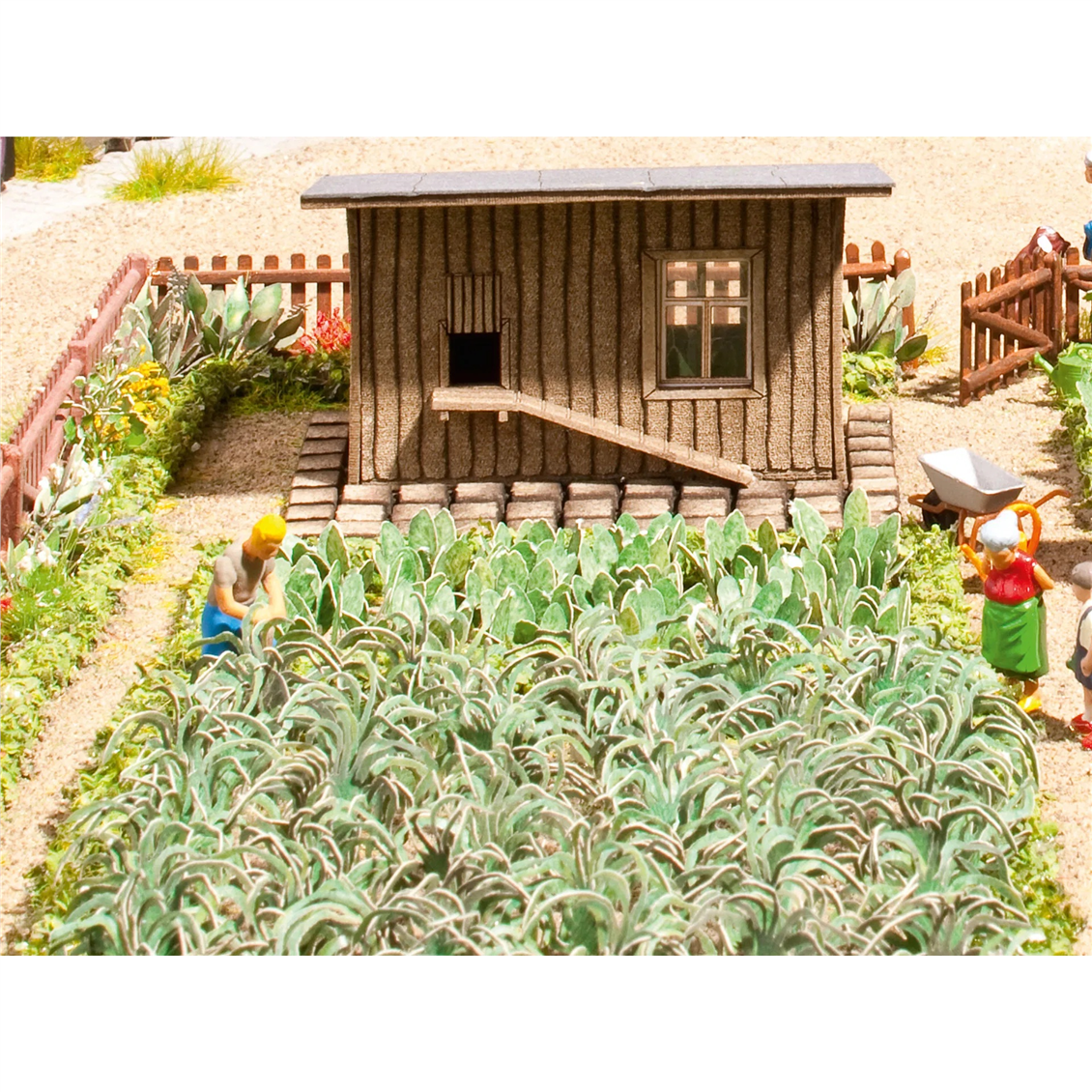 Noch 14107 Bahçe Sebzeleri, 6 Pırasa, 5 Kabak, 15 Şalgam, Diorama Malzemesi