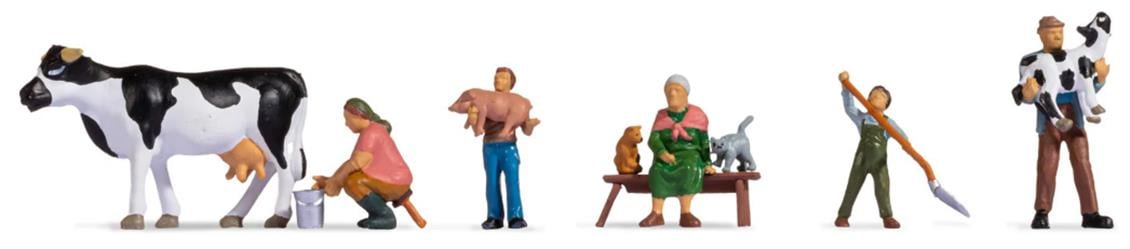 Noch 15609 1/87 Çiftçi Ailesi Figürleri